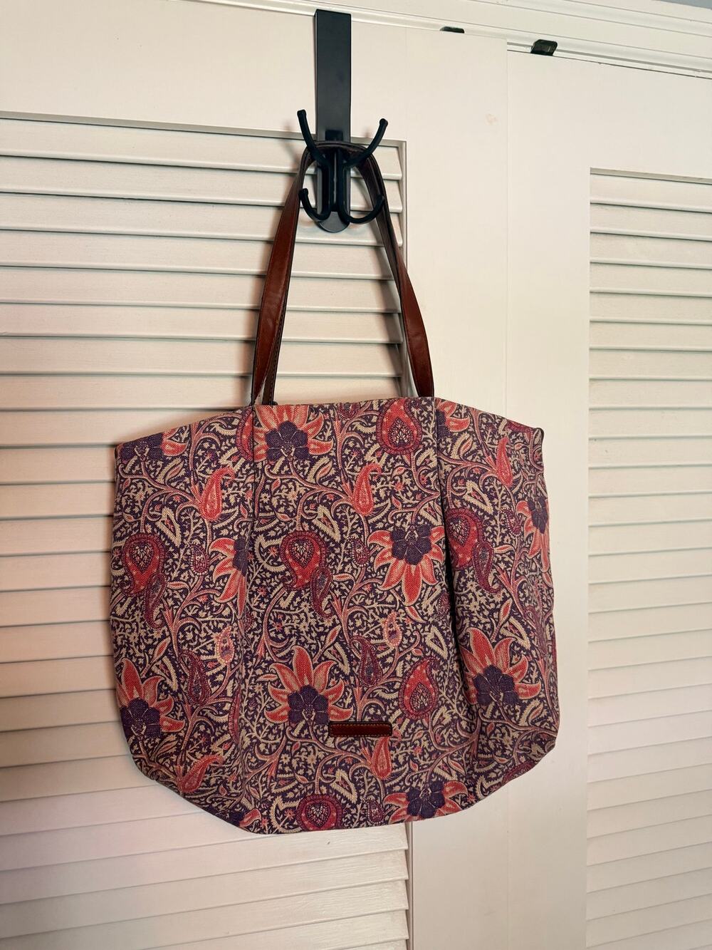 Lucky Brand vintage-style floral tote